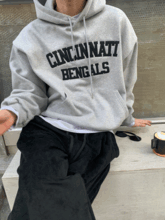 [문의 폭주] Cincinnati hoodie (2color)