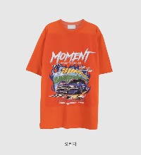 Moment print short sleeve (4color)