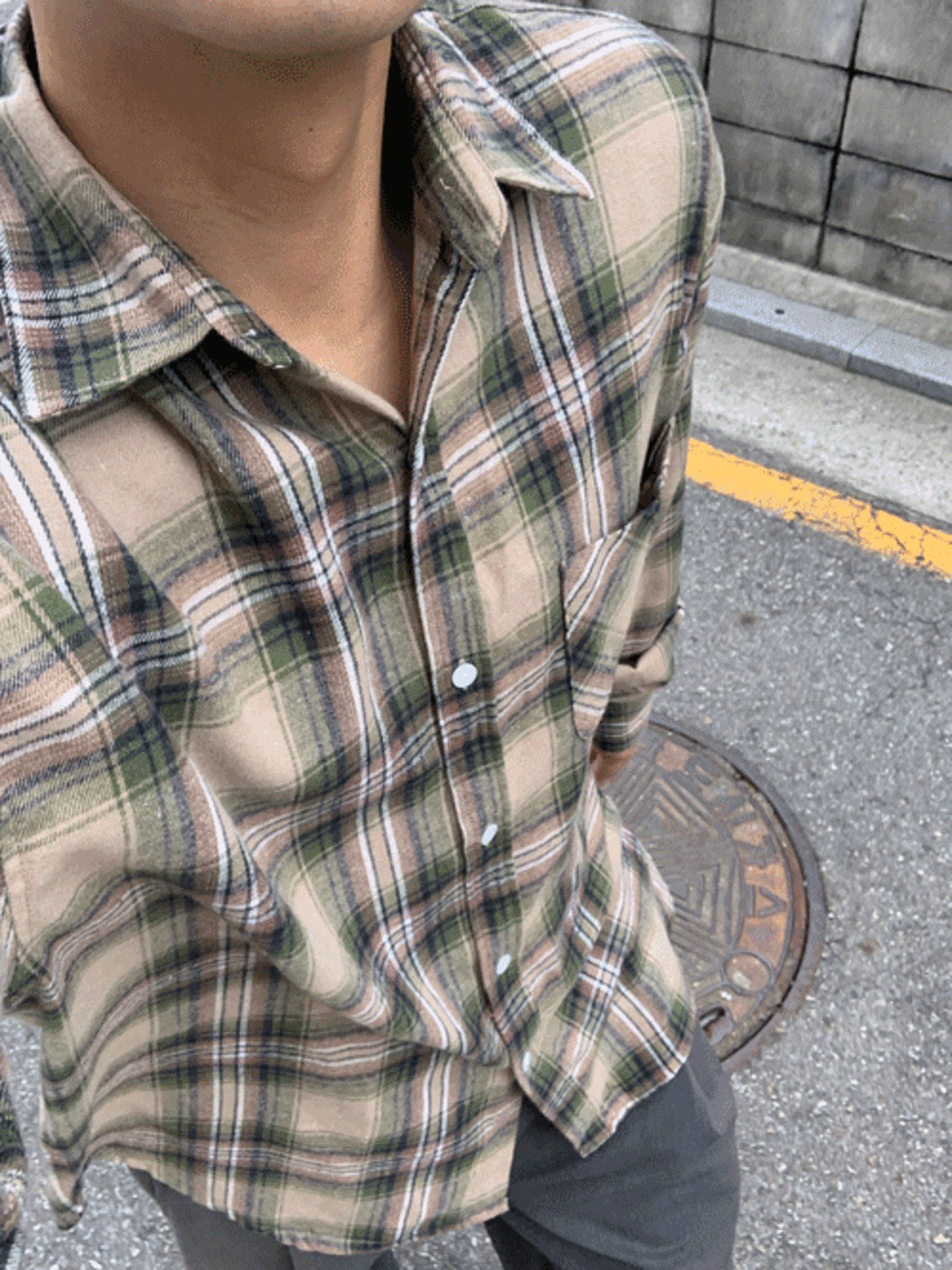 Melli check shirt (2color)