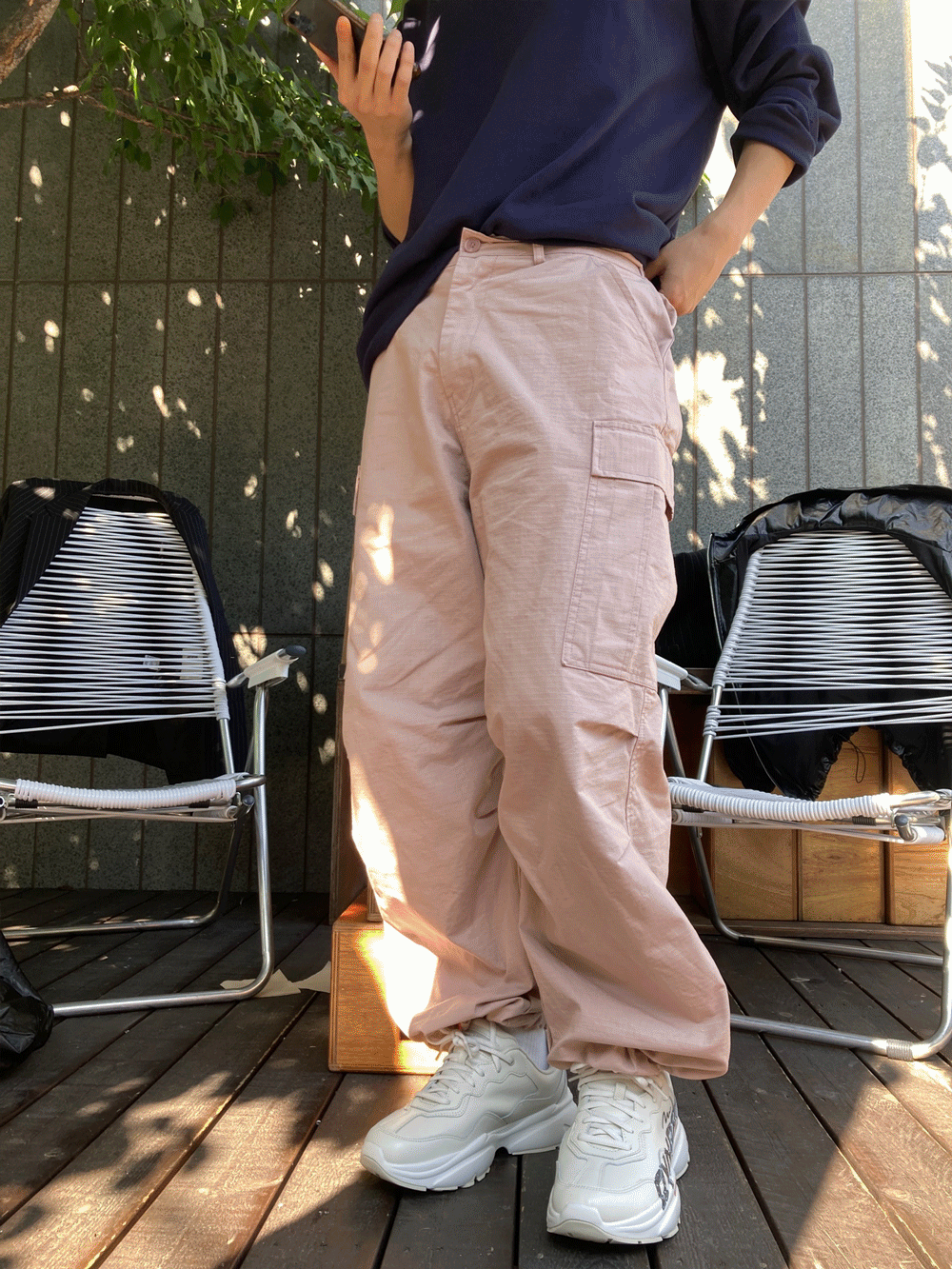 m-65 straight cargo pants (3color)