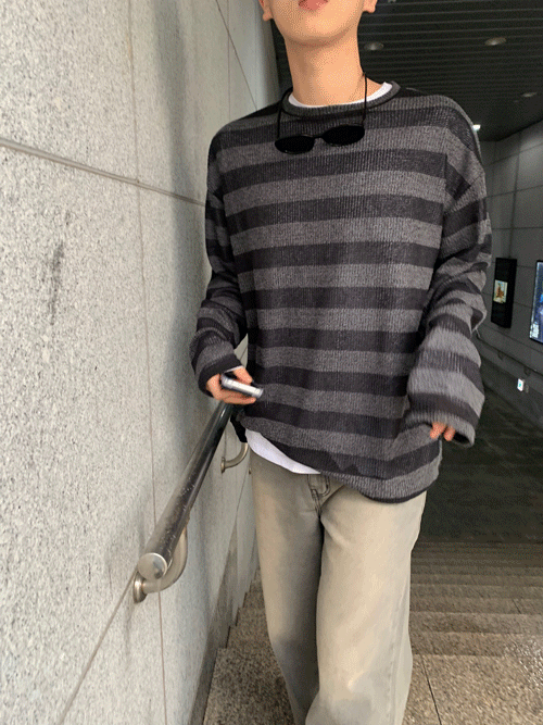 Pattern see through knit sleeve (3color)