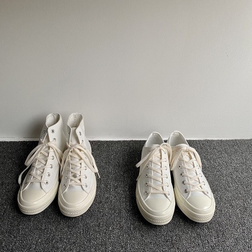 white sneakers (low,high)
