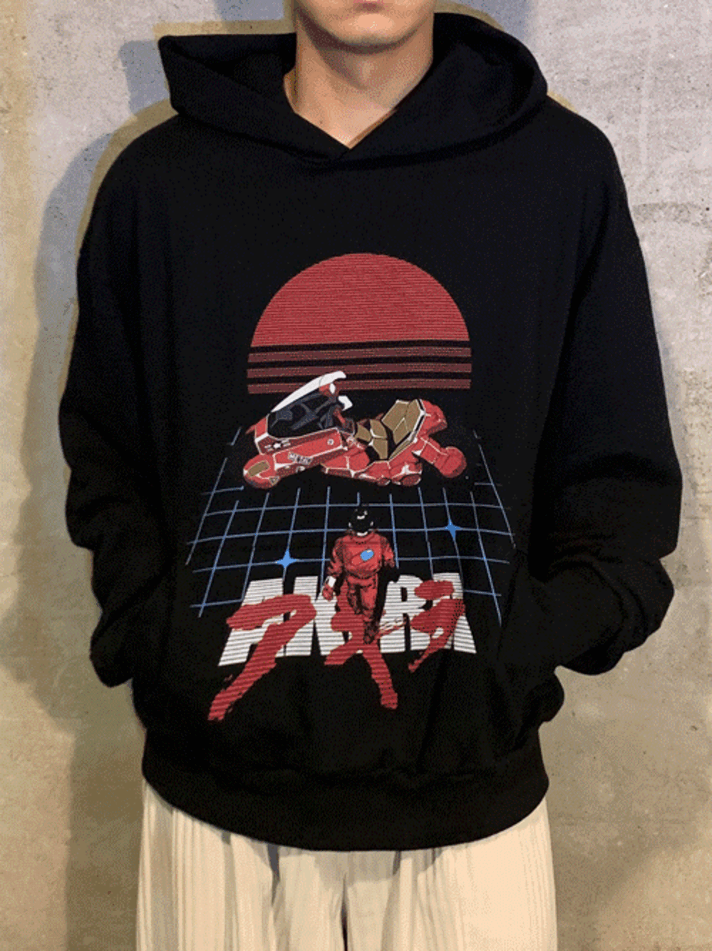 Akira boxy hoodie