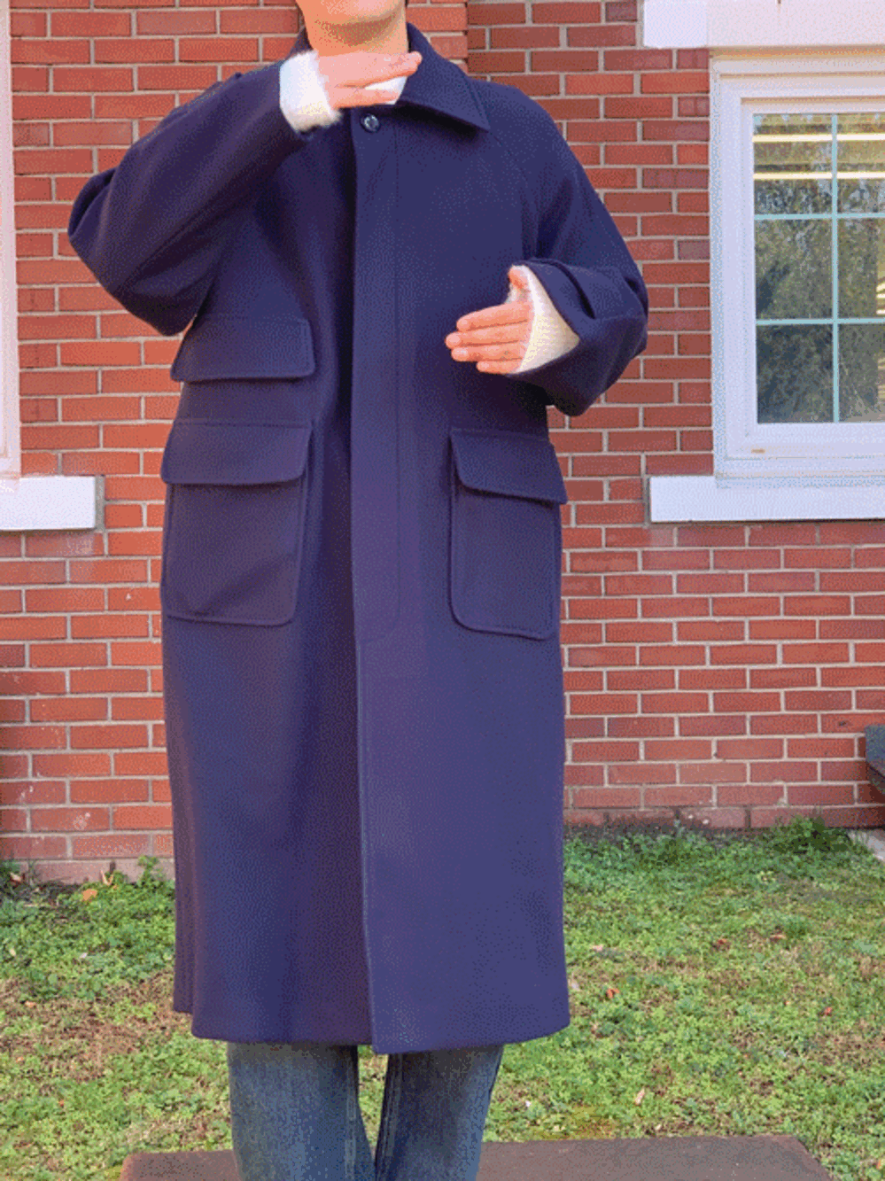 [Wool] Balmacan long coat (2color)