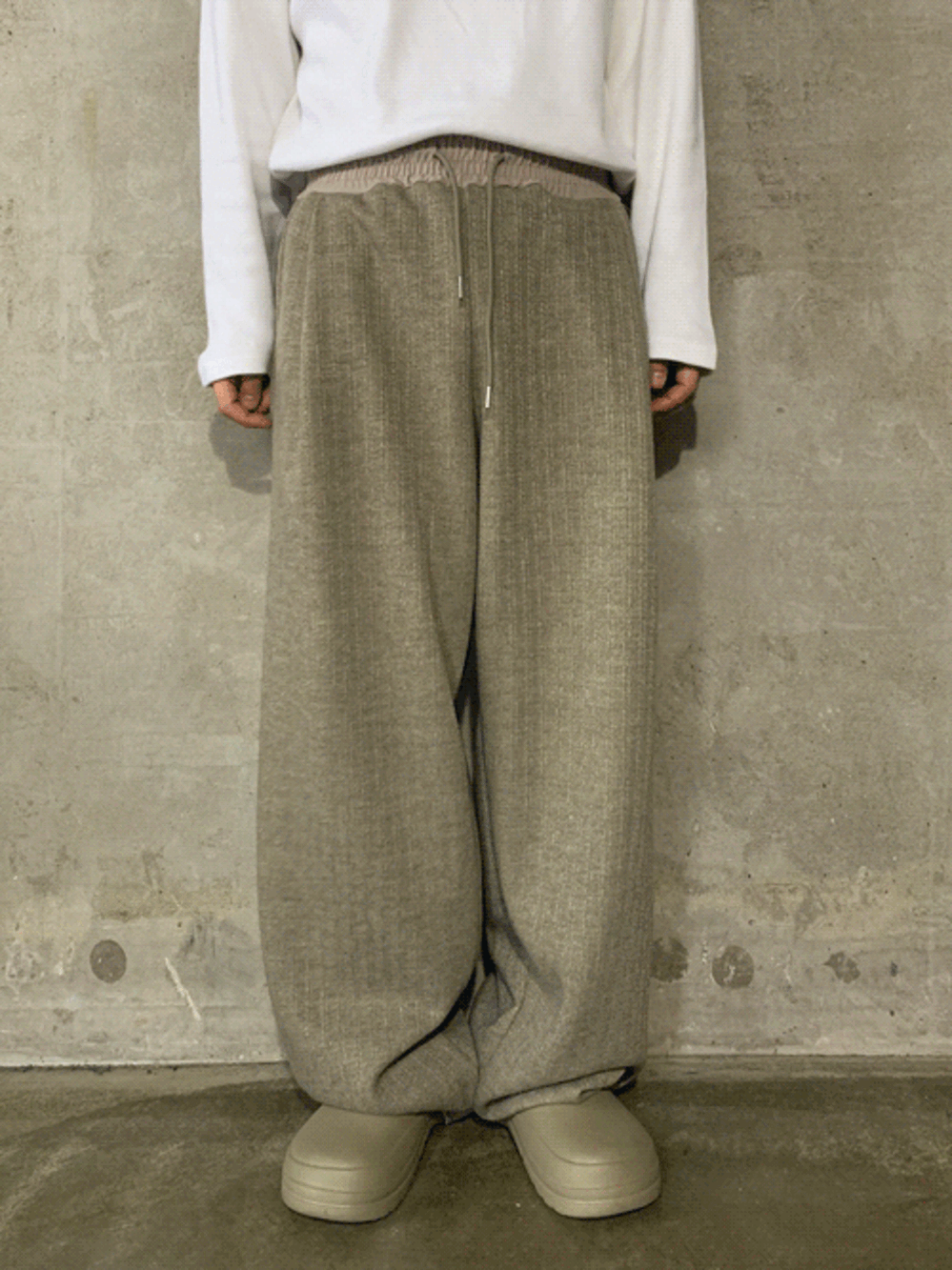 Viscose knit pants (3color)