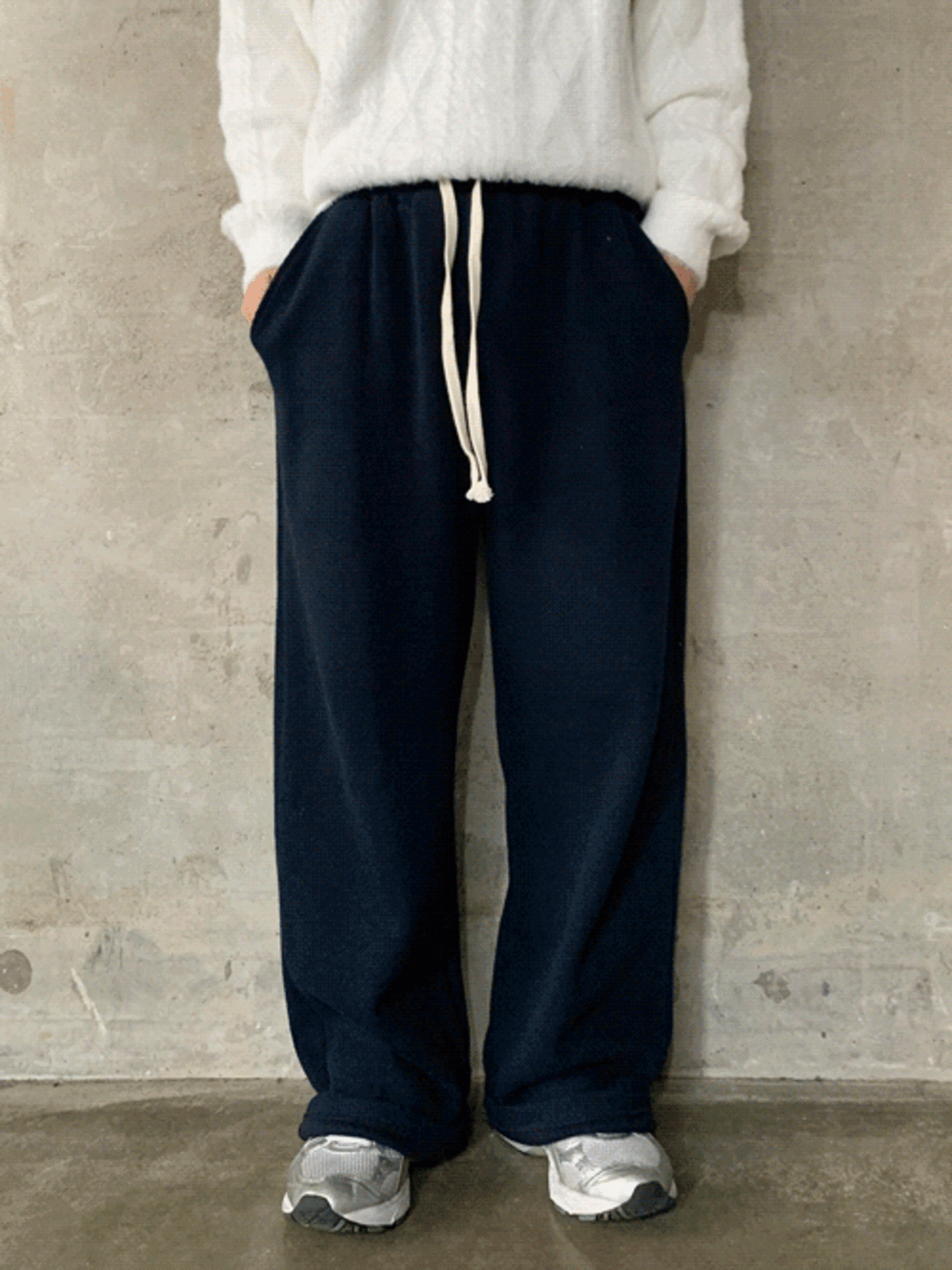 Crown knit pants (5color)
